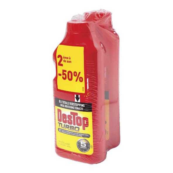 DESTOP TURBO(R) 				Déboucheur, 2 pcs
