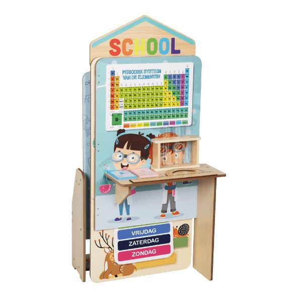 TOYLINO(R) Vouwbaar houten rollenspel 2-in-1