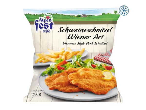 Viennese style Pork Schnitzel