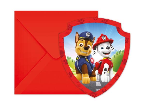 "Paw Patrol" Einladungsset, 6er