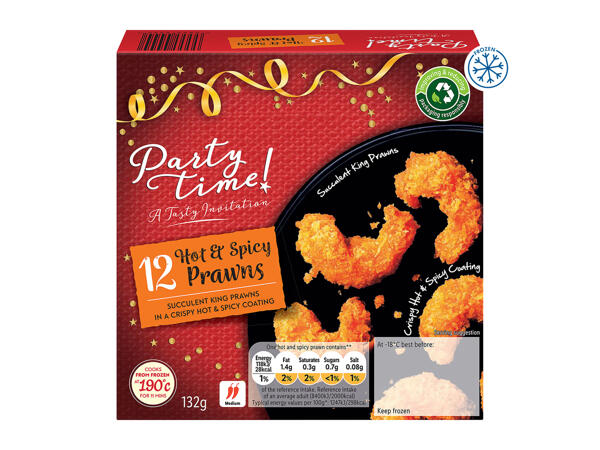 Partytime Prawns in a Crispy Coating assorted