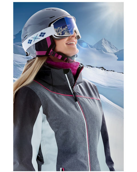 Crane 56-59cm Fuchsia Ski Helmet