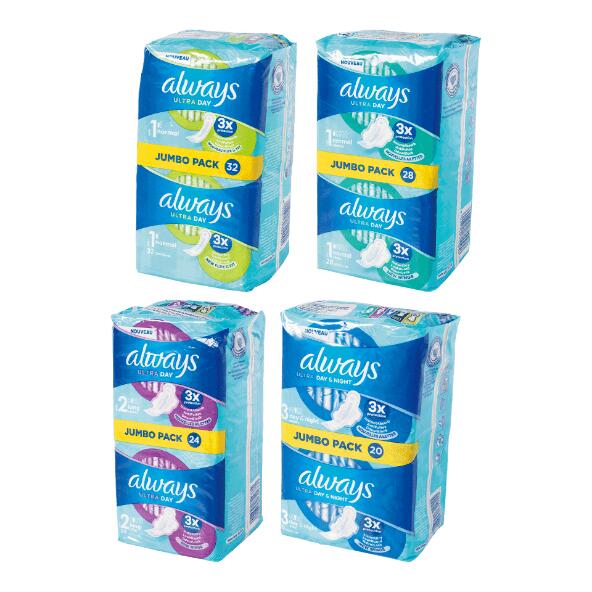 ALWAYS(R) Serviettes hygiéniques