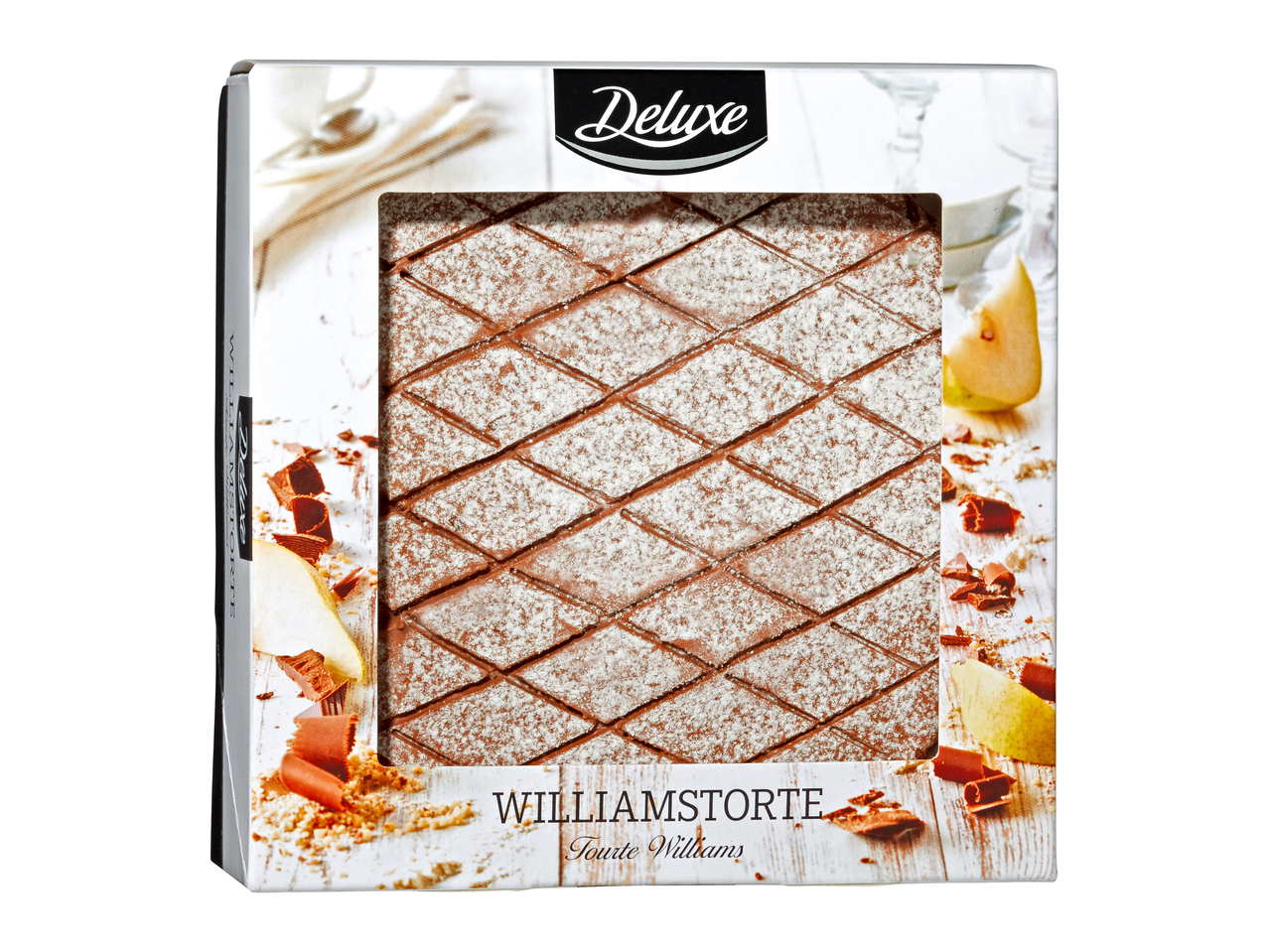 Gâteau à la liqueur de poires Williams