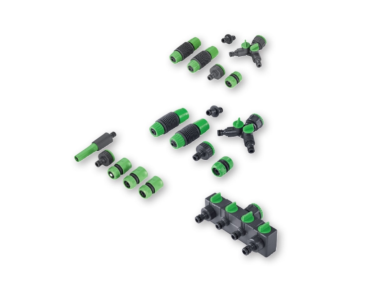 FLORABEST Hose Connection Set/ 4-Way Tap Adaptor
