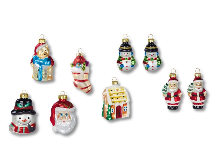 Figurine de Noël en verre