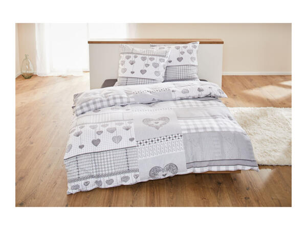 Livarno Home King Size Microfibre Fleece Bedlinen