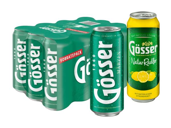 Märzenbier oder Naturradler Zitrone