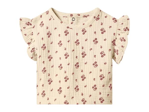LUPILU Cream Baby Muslin Outfit - 2 Piece Set