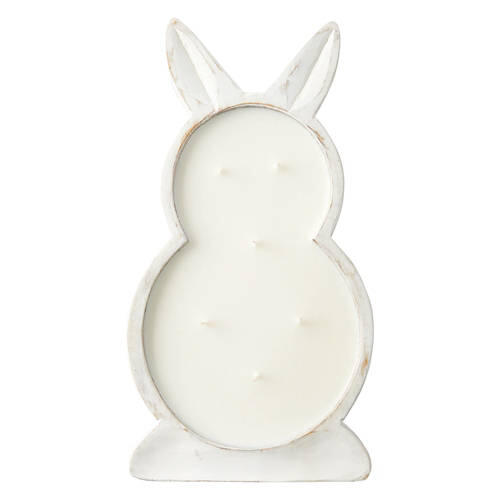 Bunny Carved Wood Candle - Musk Bloom
