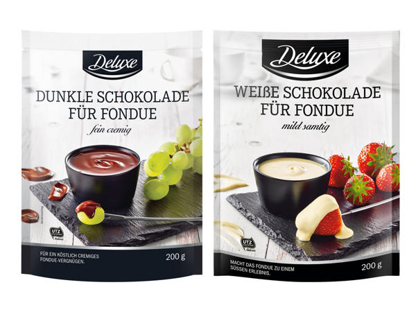 DELUXE Schmelzschokolade