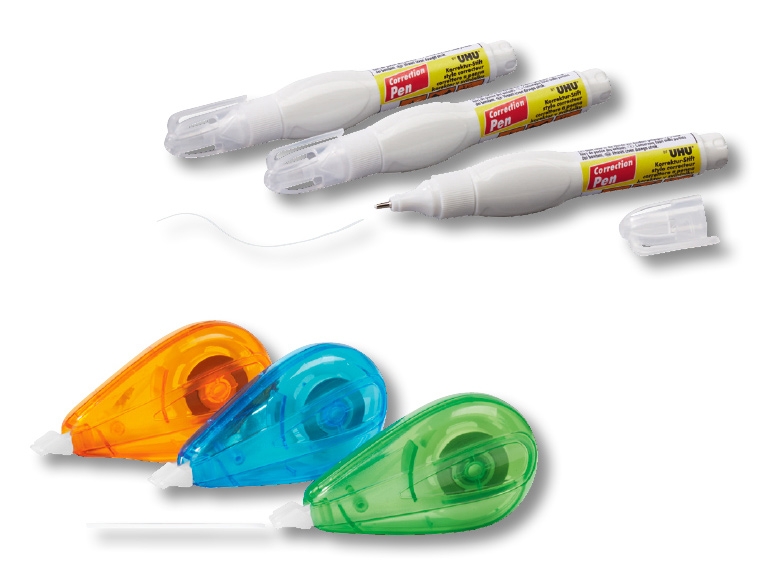 Roller/ stylo correcteur, lot de 3