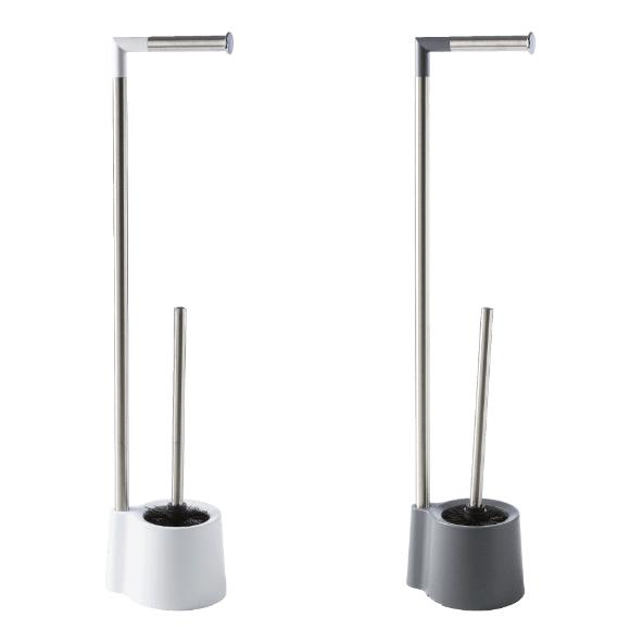 Porte-rouleau avec brosse pour W.-C.