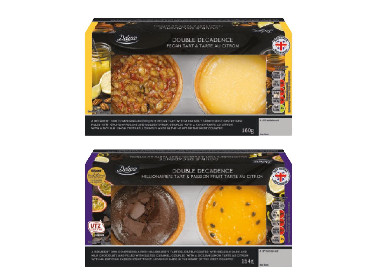 DELUXE Double Decadence Pecan/ Passion Fruit Tarts