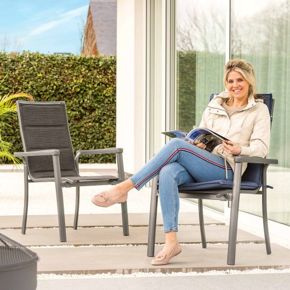 Aluminium tuinstoel
