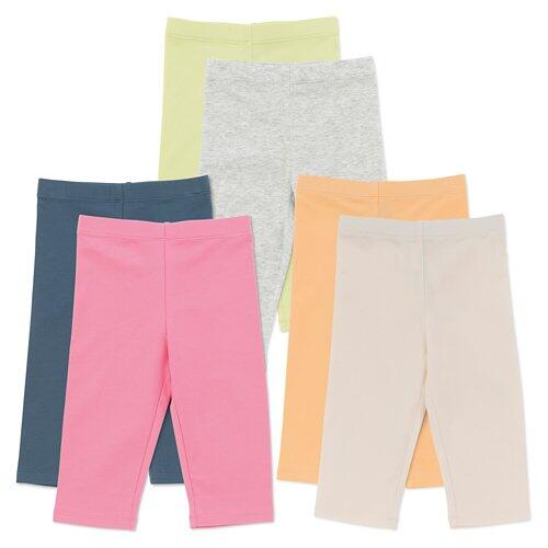 LILY & DAN Leggings 3/4 pour enfants, 2 pièces