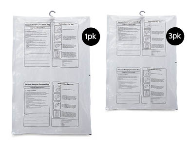 Hanging Vacuum Garment Bags