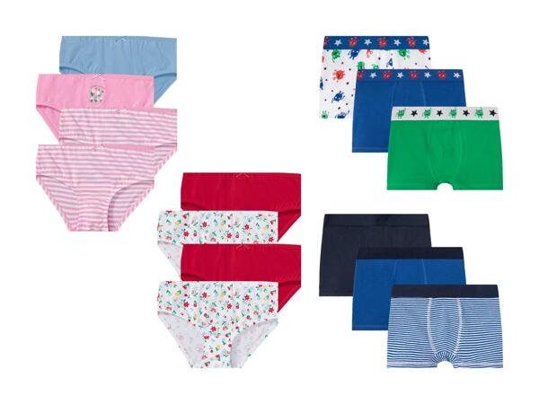 Culottes, set de 4/​boxers, set de 3