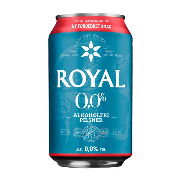 ROYAL 0,0% 	 				Alkoholfri øl