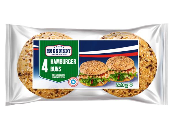 Soft burger buns