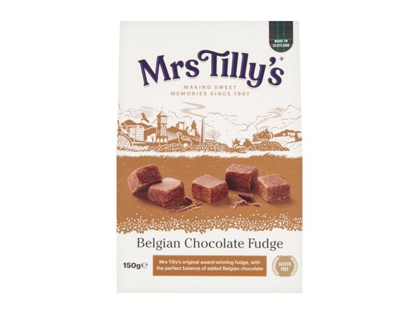 Mrs Tilly's Belgian Chocolate Fudge