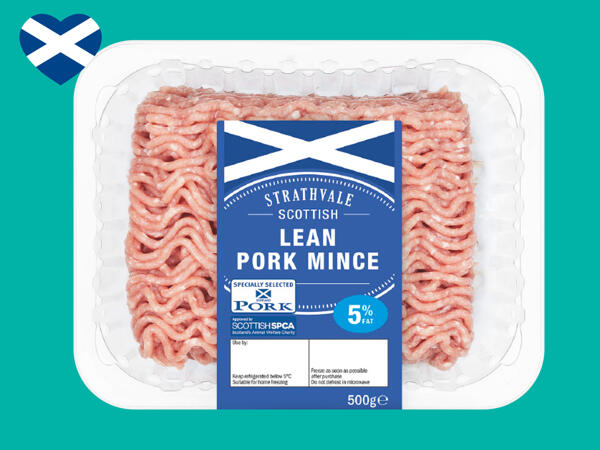 Strathvale Scottish 5% Fat Pork Mince