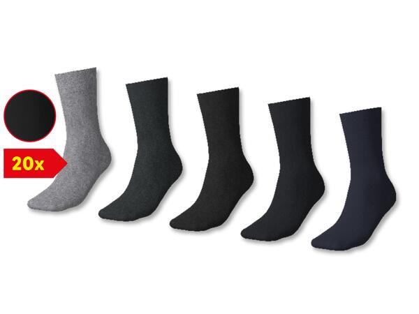 Men's Socks, 20 Pairs