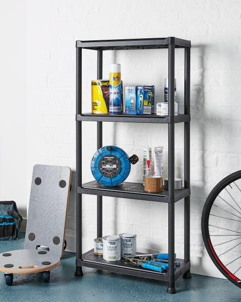 Workzone 4 Tier Resin Shelving