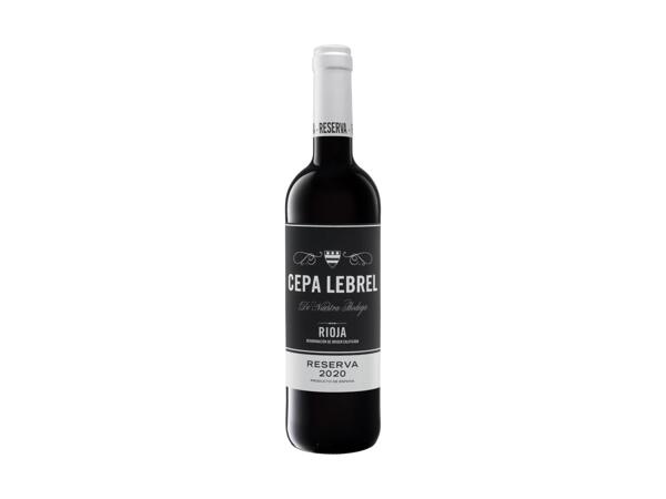 Cepa Lebrel, Rioja Reserva DOCa, Spanish