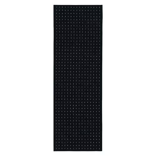 24" x 72" Spring Utility Runner - Black Pindot