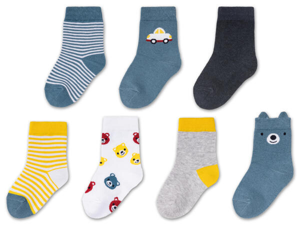Kinder Socken, 7 Paar