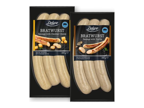 Bratwurst with Cheddar or Truffle