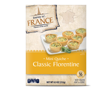 Journey to France Mini Quiche