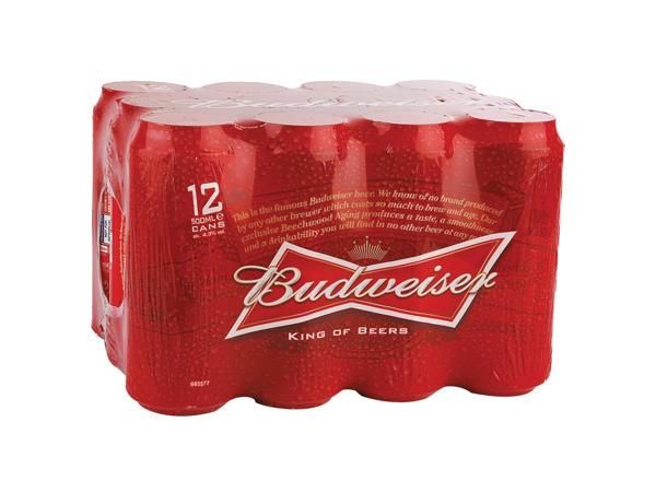 Budweiser 4.3% 12x500ml