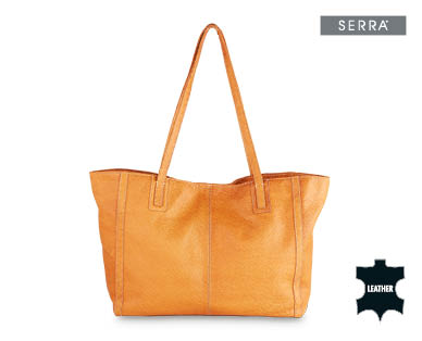 Leather Shopper Tote