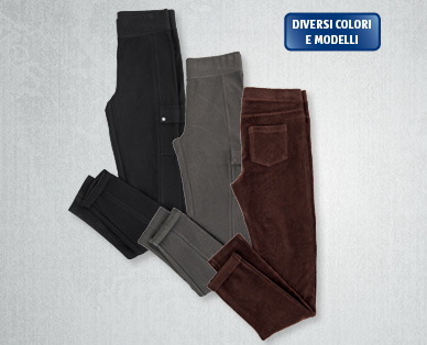 Leggings a coste/cargo da donna BLUE MOTION