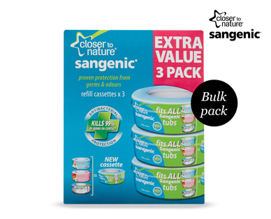 CLOSER TO NATURE SANGENIC REFILLS 3PK