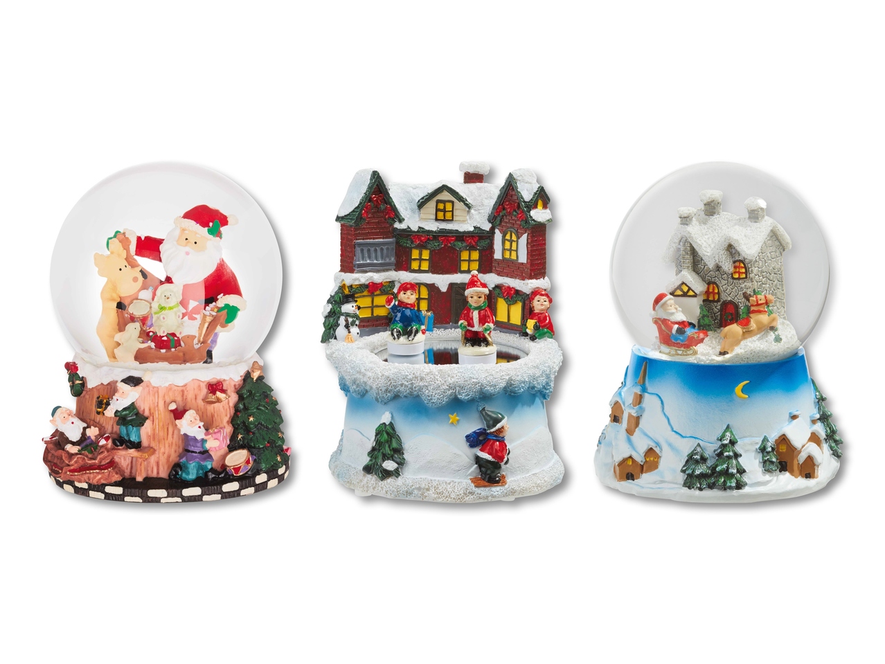 Boule de neige/ horloge musicale