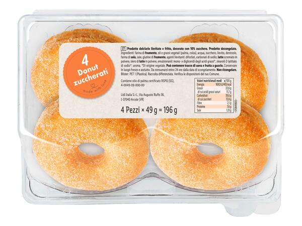 4 Sugared Donuts