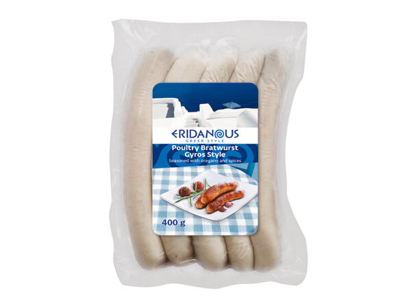 Eridanous Gyros-Style Poultry Bratwurst