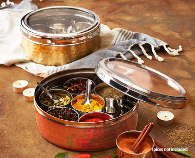 Indian Spice Tin Container