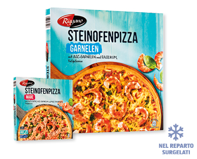 Pizza ai frutti di mare cotta nel forno a pietra RIGGANO(R)