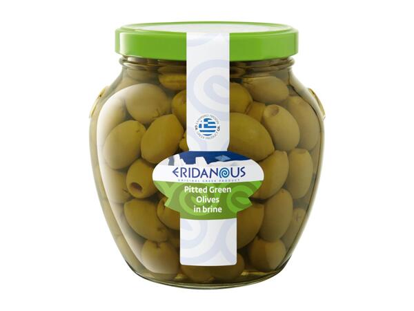 Pitted Green Olives In Brine