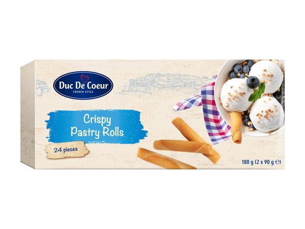 Crispy Pastry Rolls / Tartlets
