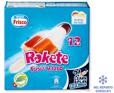 Gelati a forma di razzo FRISCO