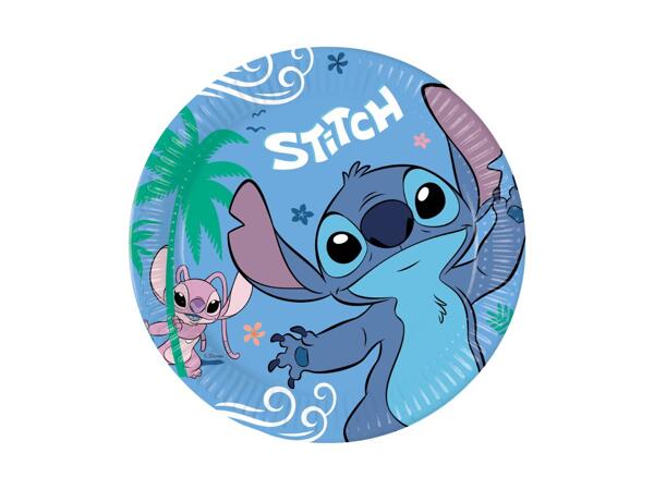 Assiettes Stitch, 8 pièces