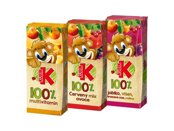 KUBÍK 100% OVOCNÁ ŠŤÁVA
