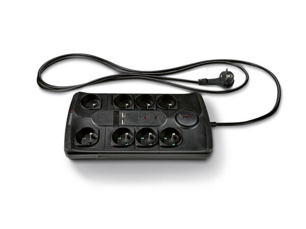 PARKSIDE(R) Surge Protector Power Strip, 8 Outlets