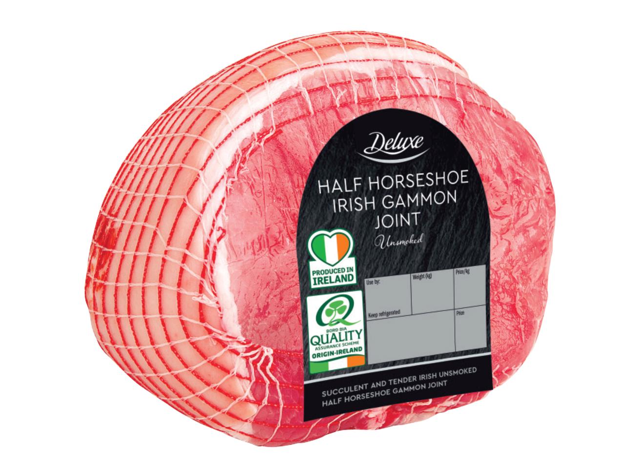 DELUXE Unsmoked Half Horseshoe Gammon Joint