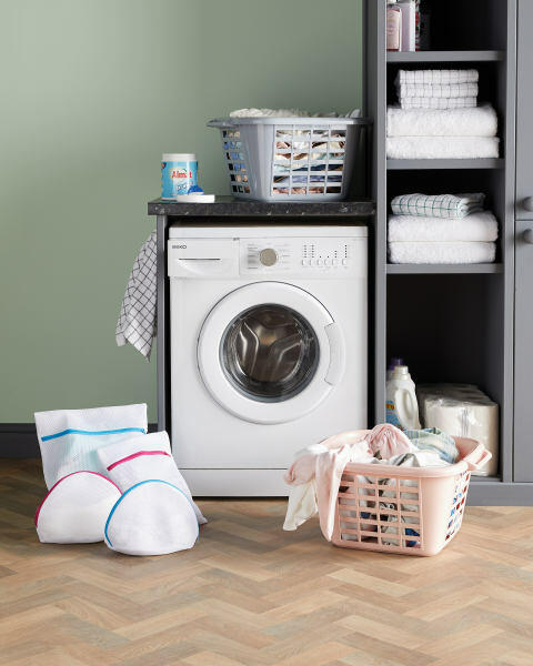 Addis Pink Laundry Basket